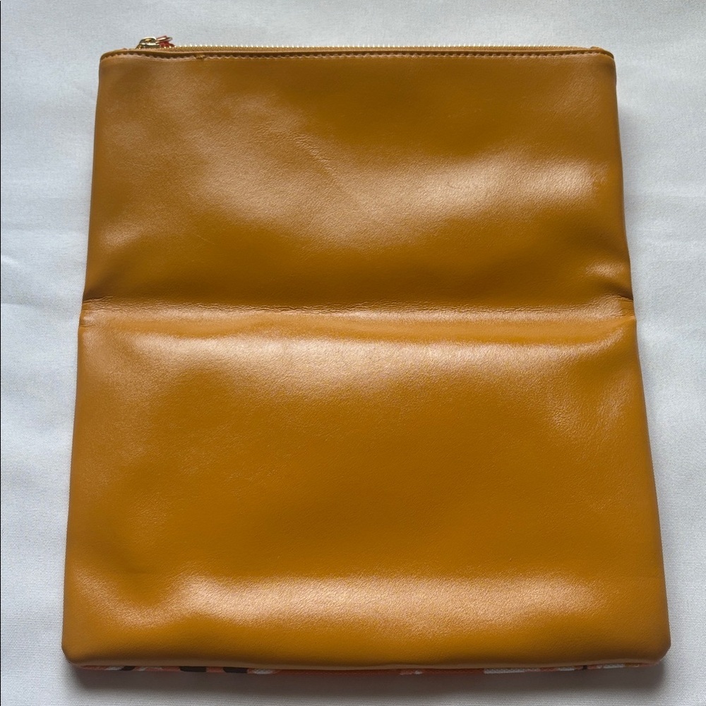 Rachel Pally Reversible Clutch Orange / Brown EUC - Picture 4 of 10